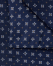 Geo Jacquard Silk Pocket Square, Navy, swatch